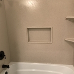 onyx shower with niche