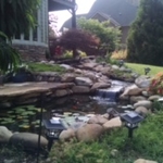 POND WITH STREAM