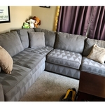 Cleaned living room