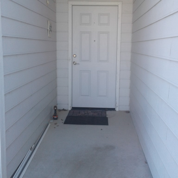 Entry Door Replacement - Before