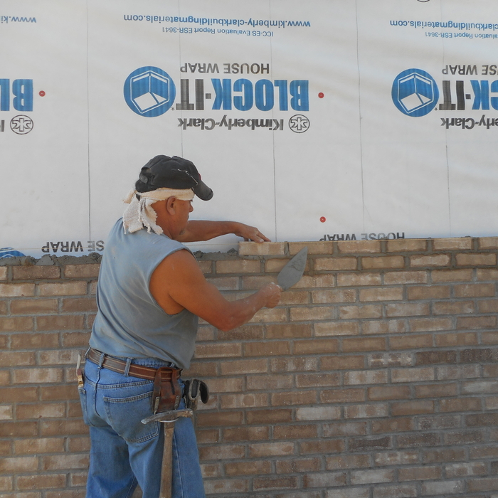 Jose Working on the Wall