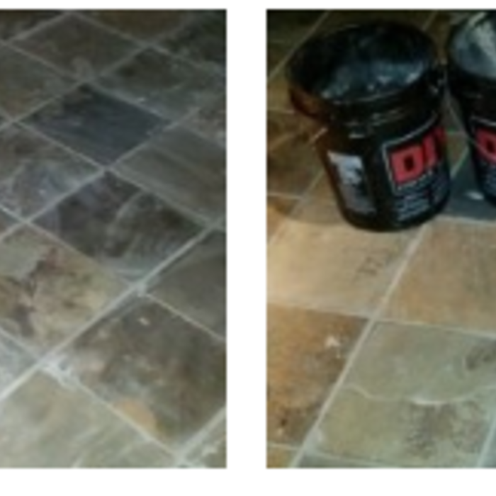 Slate Floor Install