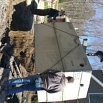 1000 gallon concrete septic tank install