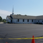 New parking lot install