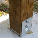 Deck footing & post