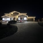 Holiday light install