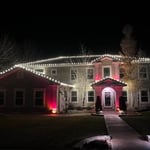 Holiday light install