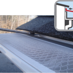 Does not install under the roof shingles