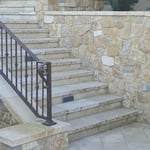 Limestone Entryway Before 1