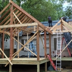 Cedar deck