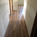 New flooring installation