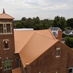 Church house new metal roof