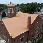 Church house new metal roof