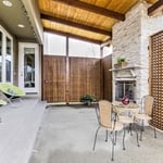 Patio Roof with Fireplace