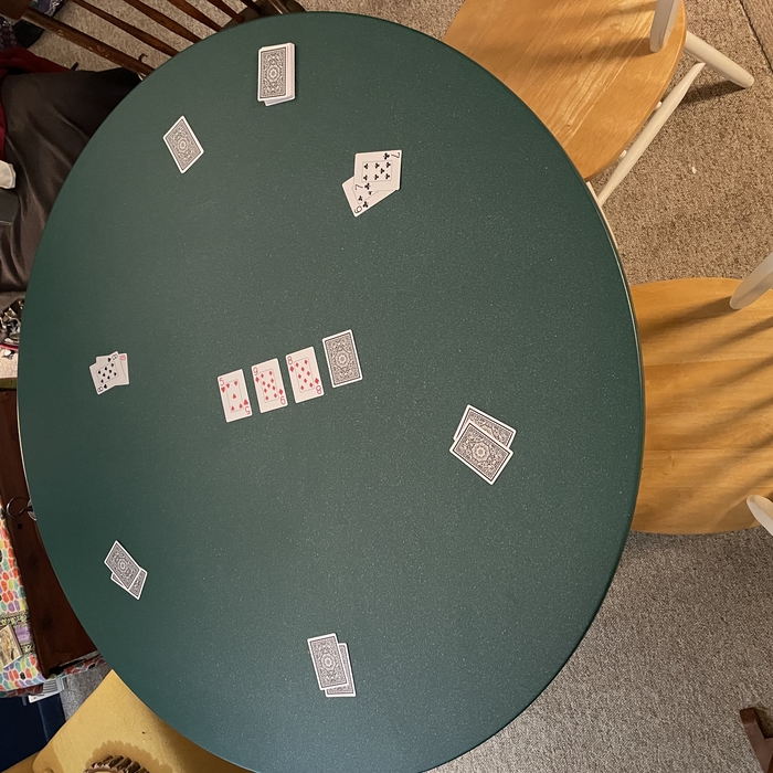 Custom card table