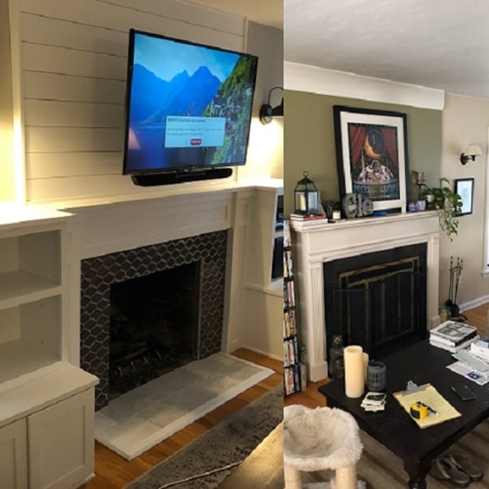 Fireplace surround