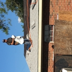 Laying shingles