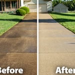 Clean and seal driveway