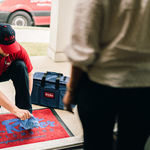 Keep your home clean with mats and shoe covers.