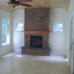 Custom fireplace