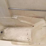 Bath Tube Before Service
