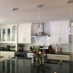 Kitchen recess and pendants