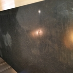 Honed granite top repair.