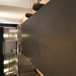 Honed granite top repair.