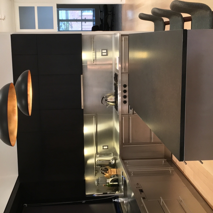 Honed granite top repair.