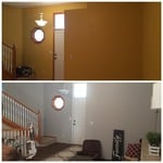 Interior entryway painting
