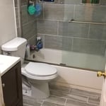 custom shower and floor