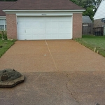 Driveway (torn out and repoured)