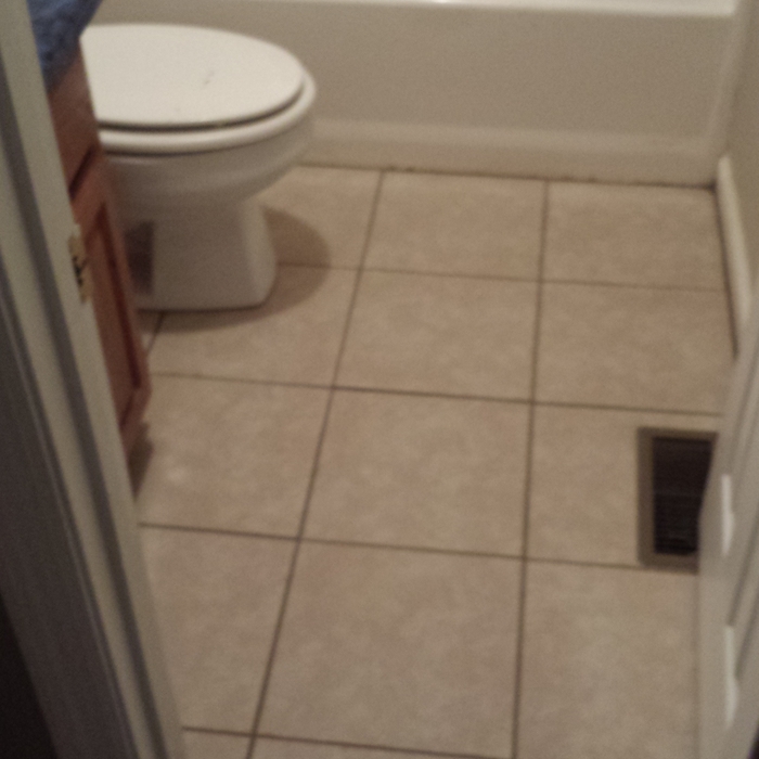 Finished batroom after removal of mold