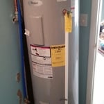First floor water heater