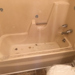 Fiberglass tub & surround