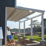 Pergola Roof - Semi-open view