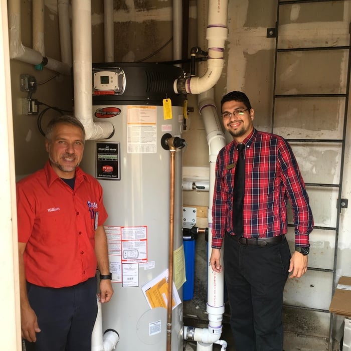 Commercial Water Heater After