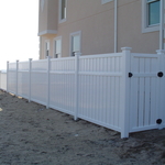 SEMI-PRIVACY VINYL FENCE