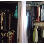Closet organizing