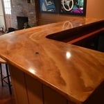 Concrete countertop