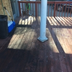 Debris gone from porch fire