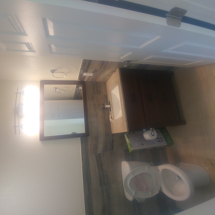 Tile on walls