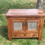 CUSTOM WALNUT VANITY CABINET