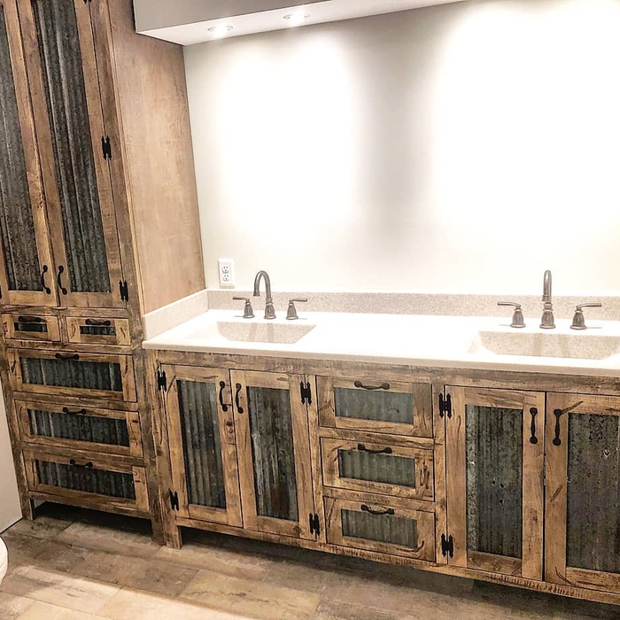 TIN AMBROSIA VANITY CABINETS