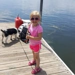 Dock built by myself and my daughter.