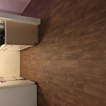 Vinyl installation with lots of prep