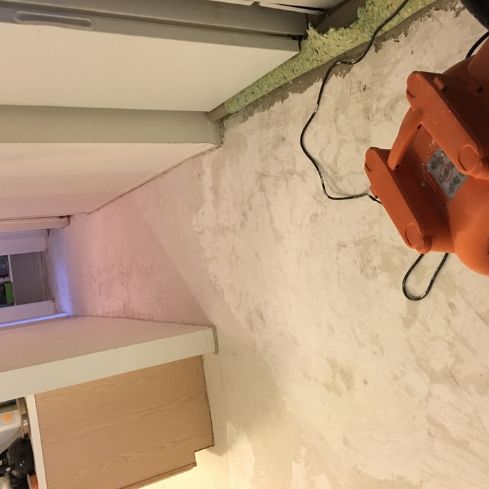 Vinyl installation with lots of prep