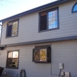 Back of the home Before the transformation