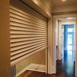 Interior compact rolling shutter