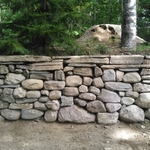 Field Stone Border Walls